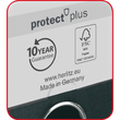 Ordner maX.file protect+ A4 80mm blau Kunststoff Herlitz 300002678 Produktbild Additional View 3 S