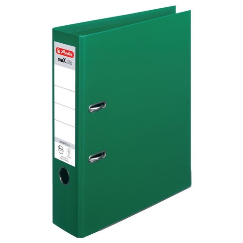 Ordner maX.file protect+ A4 80mm grün Kunststoff Herlitz 300002679 Produktbild