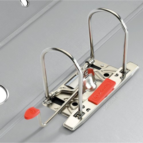 Ordner maX.file protect+ A4 80mm grau Kunststoff Herlitz 300002682 Produktbild Additional View 1 L