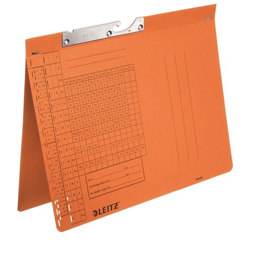 Pendelhefter Amtsheftung 320g orange Manilakarton Leitz 2093-00-45 Produktbild Front View L