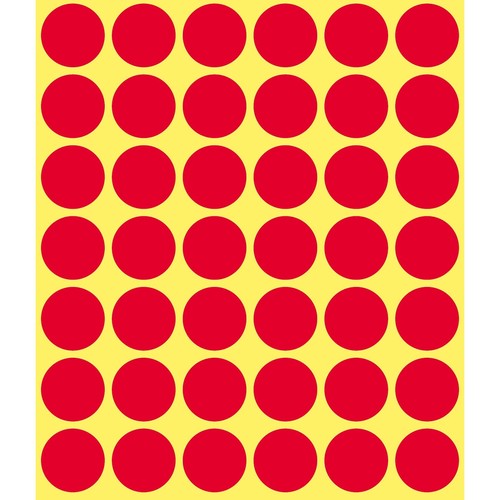 Markierungspunkte 18mm ø rot Zweckform 3374 (PACK=1056 STÜCK) Produktbild Additional View 1 L