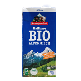 Bio H-Milch 1,5% Fett Berchtesgadener Land (BTL=1 LITER) Produktbild