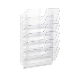 Prospektspender FLEXIPLUS 6 A4 6x 340x520mm transparent Durable 1700014401 (SET=6 STÜCK) Produktbild