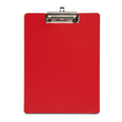 Klemmbrett flexx mit Bügelklemme kurze Seite A4 rot Kunststoff Maul 23610-25 Produktbild