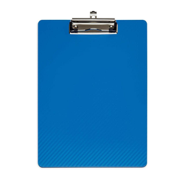 Klemmbrett flexx mit Bügelklemme kurze Seite A4 blau Kunststoff Maul 23610-37 Produktbild