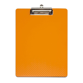 Klemmbrett flexx mit Bügelklemme kurze Seite A4 orange Kunststoff Maul 23610-43 Produktbild