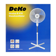 Standventilator 126cm Höhe Flügeldurchmesser 39cm weiß 45Watt Stratos B418 Produktbild Additional View 1 S