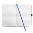 Notizbuch Jolie liniert 95x150x16mm 174 Seiten indigo blue Hardcover Sigel JN100 Produktbild Additional View 3 S