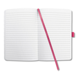 Notizbuch Jolie liniert 95x150x16mm 174 Seiten fuchsia pink Hardcover Sigel JN104 Produktbild Additional View 3 S
