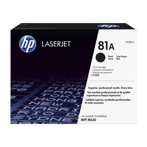 Toner 81A für HP Laserjet Enterprise 600 10500 Seiten schwarz HP CF281A Produktbild Front View L