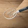 Glas-Magnetboard artverum 1300x550x15mm Design Natural Wood inkl. Magnete Sigel GL247 Produktbild Additional View 4 S