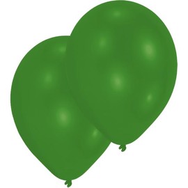 Luftballons Standard B90 ø27,5cm grün Latex Amscan INT995437 (PACK=10 STÜCK) Produktbild