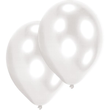 Luftballons Standard B90 ø27,5cm weiß Latex Amscan INT995430 Pack= 10 Stück (PACK=10 STÜCK) Produktbild