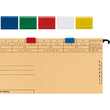 Farbreiter vertic für Hängemappen 20x16x5mm dunkelblau Elba 100552071 (PACK=25 STÜCK) Produktbild Additional View 1 S