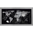 Glas-Magnetboard artverum 910x460x15mm Design World Map inkl. Magnete Sigel GL270 Produktbild