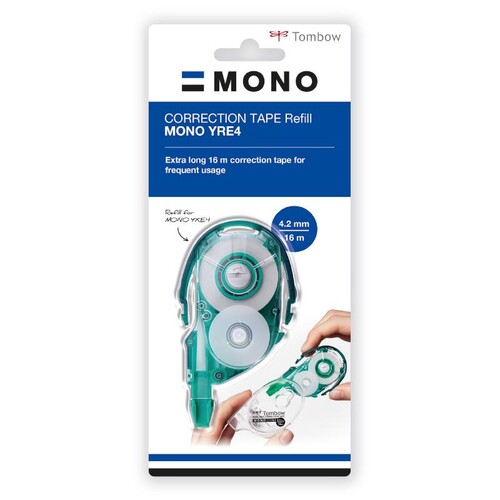 Nachfüllkassette für Mono YXE4 4,2mm x 16m Tombow CT-YRE4 (ST=16 METER) Produktbild