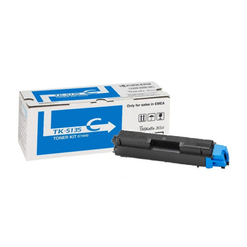 Toner TK-5135C für TASKalfa 260 5000Seiten cyan Kyocera 1T02PACNL0 Produktbild Front View L