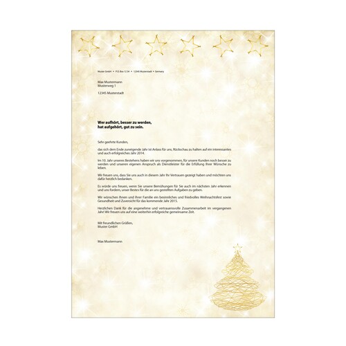 Weihnachts-Motiv-Papier A4 90g Graceful Christmas Sigel DP083 (PACK=100 BLATT) Produktbild Additional View 3 L