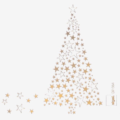 Weihnachts-Motiv-Papier A4 90g Golden Tree Goldprägung Sigel DP084 (PACK=100 BLATT) Produktbild Additional View 5 L
