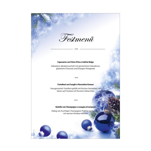 Weihnachts-Motiv-Papier A4 90g Blue Harmony Sigel DP034 (PACK=100 BLATT) Produktbild Additional View 5 L