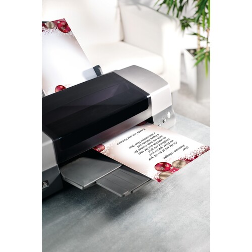 Weihnachts-Motiv-Papier A4 90g Frozen Sigel DP041 (PACK=100 BLATT) Produktbild Additional View 2 L