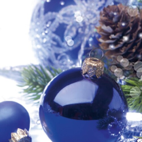 Weihnachts-Briefumschläge DIN lang 90g Blue Harmony gummiert Sigel DU036 (PACK=50 STÜCK) Produktbild Additional View 2 L