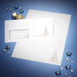 Weihnachts-Briefumschläge DIN lang 90g Golden Tree Goldprägung gummiert Sigel DU084 (PACK=50 STÜCK) Produktbild Additional View 2 S