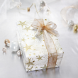 Weihnachts-Geschenkpapier 5mx70cm 80g Dancing Stars mit Golddruck Sigel GP115 Produktbild Additional View 1 S