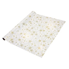Weihnachts-Geschenkpapier 5mx70cm 80g Dancing Stars mit Golddruck Sigel GP115 Produktbild