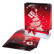 Weihnachts-Tragetasche 26x33x12cm Sparkling Tree Sigel GT022 (PACK=5 STÜCK) Produktbild Additional View 3 S