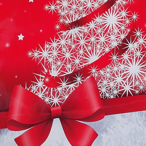 Weihnachts-Tragetasche 26x33x12cm Sparkling Tree Sigel GT022 (PACK=5 STÜCK) Produktbild Additional View 1 L