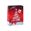 Weihnachts-Tragetasche 17x23x9cm Sparkling Tree Sigel GT023 (PACK=5 STÜCK) Produktbild