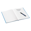 Notizbuch WOW Hardcover kariert 80Blatt A5 blau metallic Leitz 4628-10-36 Produktbild Additional View 1 S