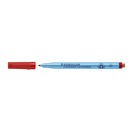 Folienstift Lumocolor correctable 305M 1,0mm mittel rot trocken abwischbar Staedtler 305M-2 Produktbild