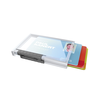 Kartenhalter Pushbox Trio 54x87mm für 3 Karten transparent Durable 8920 (PACK=10 STÜCK) Produktbild Additional View 2 S