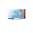 Kartenhalter Pushbox Duo 54x87mm für 2 Karten transparent Durable 8921 (PACK=10 STÜCK) Produktbild Additional View 1 S