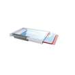 Kartenhalter Pushbox Duo 54x87mm für 2 Karten transparent Durable 8921 (PACK=10 STÜCK) Produktbild Additional View 2 S