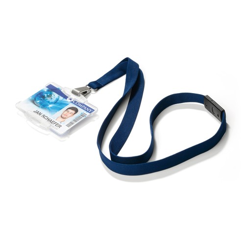 Textilband Soft Colour mit Sicherheits- verschluß 15mm x 44cm nachtblau Durable 8127-28 (PACK=10 STÜCK) Produktbild Additional View 1 L