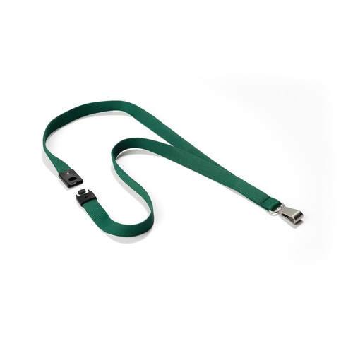 Textilband Soft Colour mit Sicherheits- verschluß 15mm x 44cm dunkelgrün Durable 8127-32 (PACK=10 STÜCK) Produktbild
