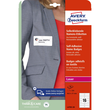 Namens-Etiketten Laser+Kopier 88,9x31mm auf A4 Bögen weiß Acetatseide Zweckform L4783-20 (PACK=320 STÜCK) Produktbild Additional View 1 S