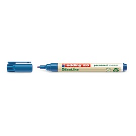 Permanentmarker EcoLine 25 1mm Rundspitze blau Edding 4-25003 Produktbild