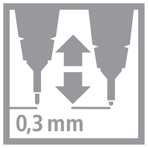 Fineliner Sensor 189 0,3mm gefederte Rundspitze türkis Stabilo 189/51 Produktbild Additional View 7 L