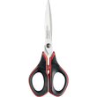 Schere Advanced 17cm schwarz/rot mit Gel Griff Maped 496210 Produktbild