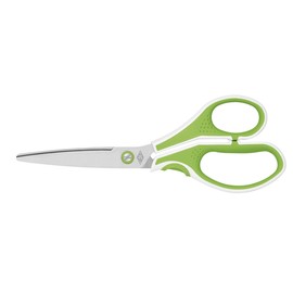 Schere Cut-IT 21cm Edelstahl hellgrün/weiß Kunststoff Soft Griff Wedo 9758011 Produktbild
