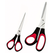 Schere 21cm für Linkshänder Edelstahl schwarz/rot Kunststoff Soft Griff Wedo 97681 Produktbild Additional View 1 S