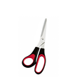 Schere 21cm für Linkshänder Edelstahl schwarz/rot Kunststoff Soft Griff Wedo 97681 Produktbild