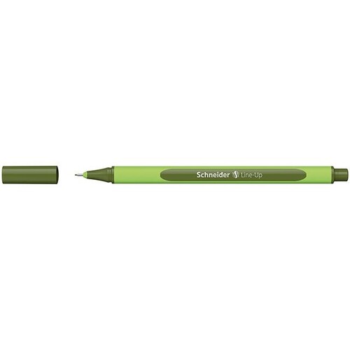 Fineliner Line-Up 0,4mm olive-green Schneider 191024 Produktbild Front View L