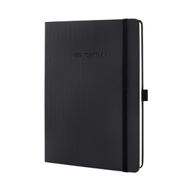 Notizbuch CONCEPTUM Softwave kariert Tablet-Format 180x240mm 80Seiten schwarz Hardcover Sigel CO117 Produktbild