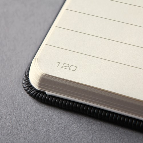Notizbuch CONCEPTUM Softwave liniert Tablet-Format 180x240mm 80Seiten schwarz Hardcover Sigel CO118 Produktbild Additional View 7 L