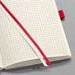Notizbuch CONCEPTUM Softwave kariert A4 187x270mm 194Seiten red Softcover Sigel CO314 Produktbild Additional View 5 S